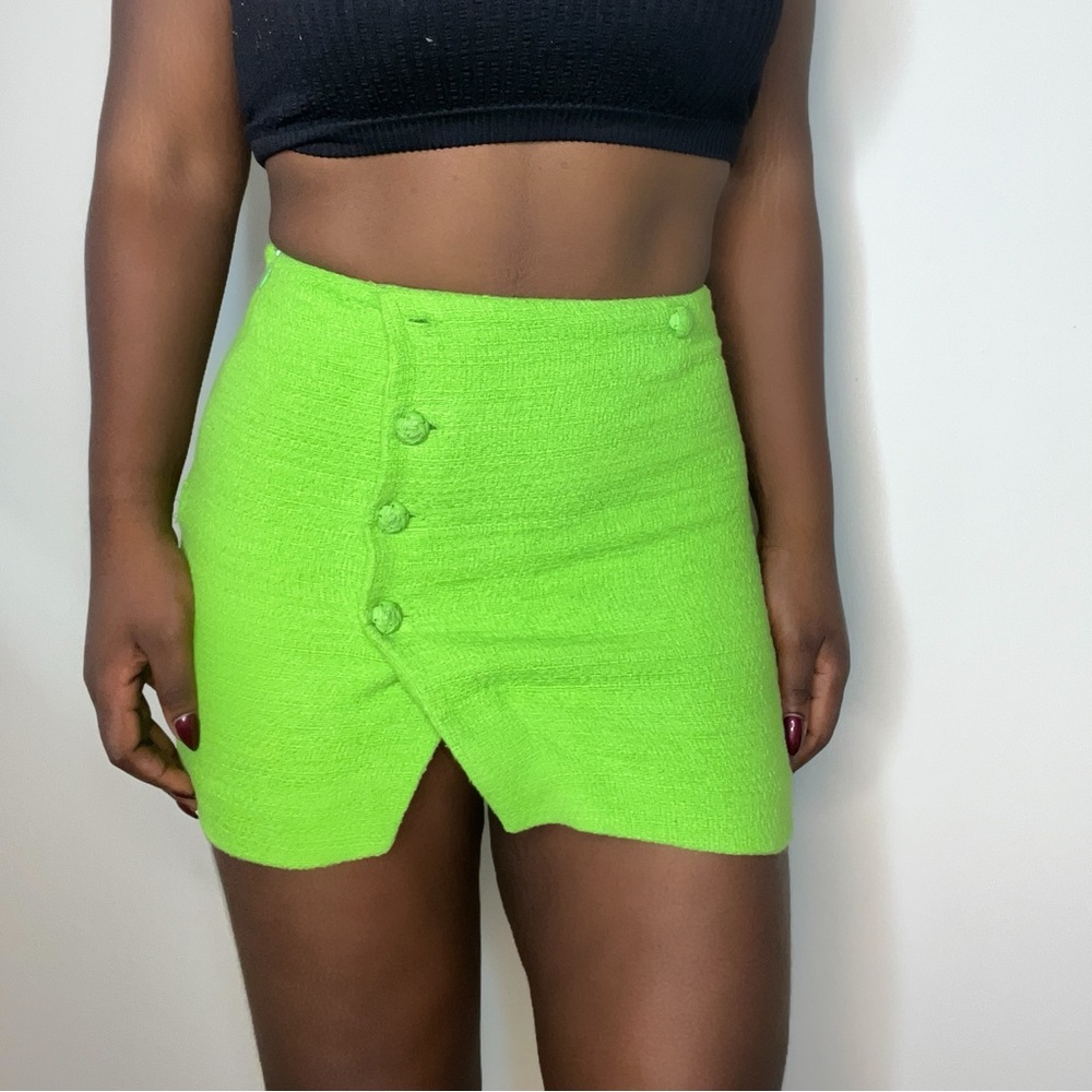 Mini tweed skirt